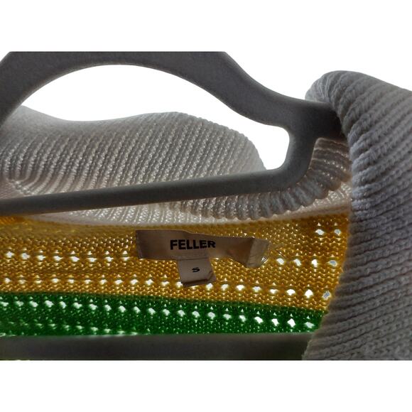 womens feller v neck collard knitted top - Picture 2 of 3